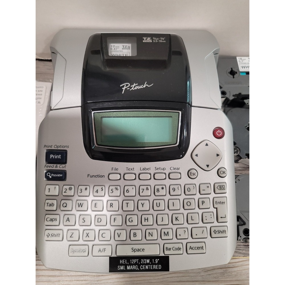 Brothers P-touch electronic Lableling system maker with 8 refills